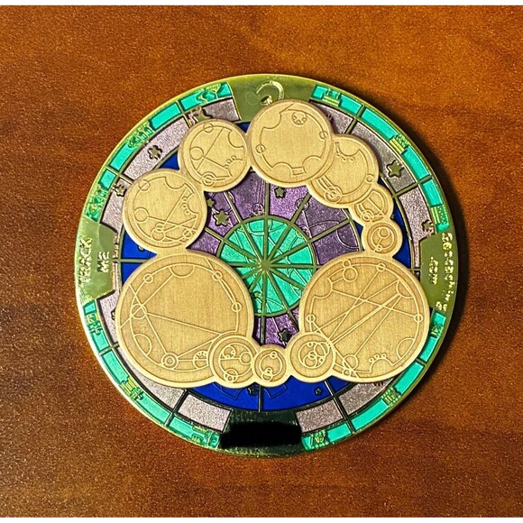 Geocoin Solar system/Compass - Unactivated & Trackable - Picture 1 of 3